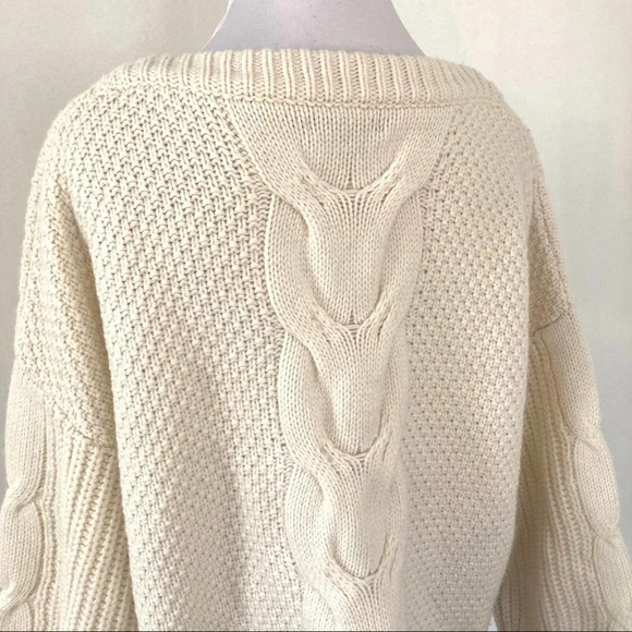 J. Crew Cable‎ Knit Balloon Sleeve Sweater - Picture 7 of 11